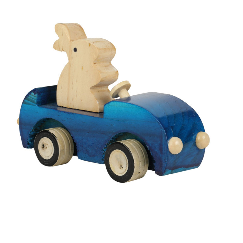 Hoppy Adventures: The Rabbit Car || Rabbit Car Wooden Toys